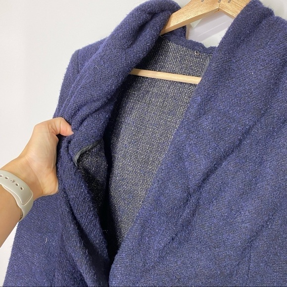 Massimo Dutti Wool Blended Hooded Jacket - Picture 5 of 13